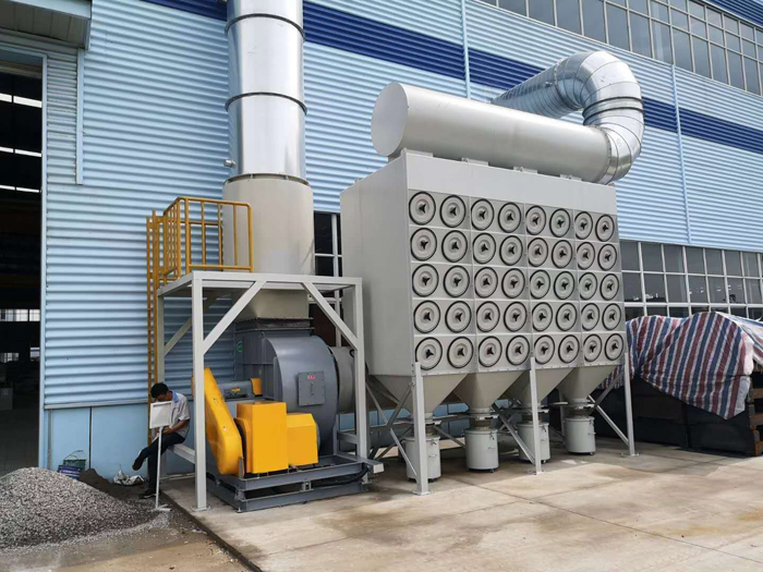 沉流式濾筒除塵器(圖1)